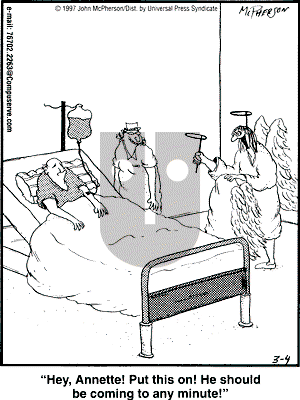 Close to Home - Tuesday March 4, 1997 Comic Strip