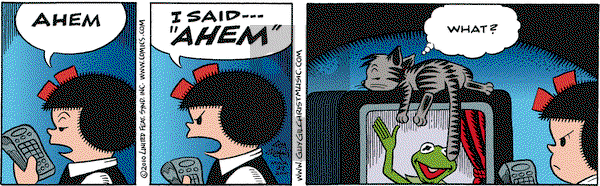 Nancy on Saturday March 27, 2010 Comic Strip
