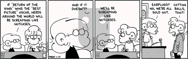 FoxTrot on Saturday February 28, 2004 Comic Strip