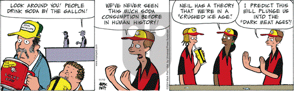 Lucky Cow on Saturday April 9, 2005 Comic Strip