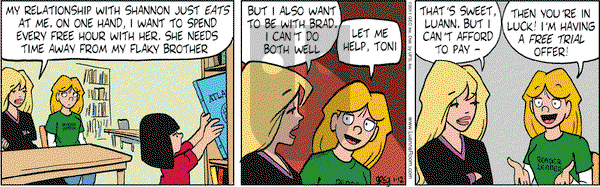 Luann on Wednesday January 12, 2011 Comic Strip