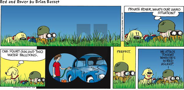 Red and Rover on Sunday July 1, 2012 Comic Strip
