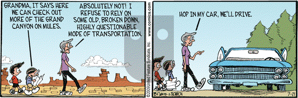 Grand Avenue on Tuesday July 21, 2009 Comic Strip