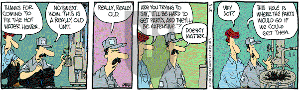 The Buckets on Thursday April 29, 2010 Comic Strip