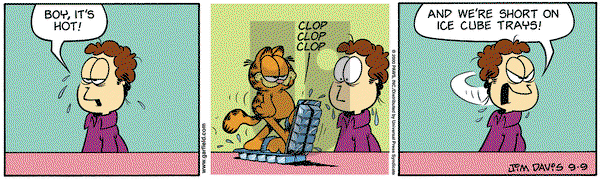 Garfield on Saturday September 9, 2000 Comic Strip