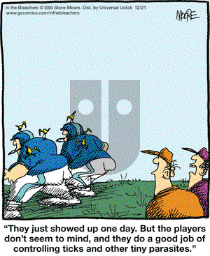 In the Bleachers on Monday December 21, 2015 Comic Strip