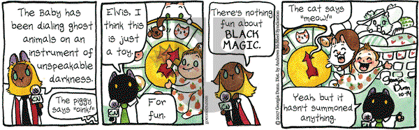 Breaking Cat News on Saturday October 14, 2017 Comic Strip