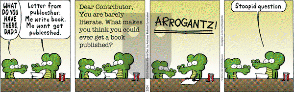 Pearls Before Swine - Saturday February 24, 2024 Comic Strip