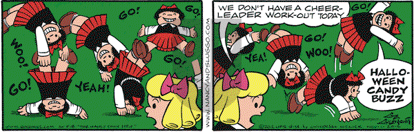 Nancy on Thursday November 1, 2012 Comic Strip