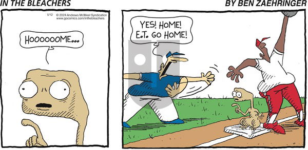 In the Bleachers - Sunday May 12, 2024 Comic Strip