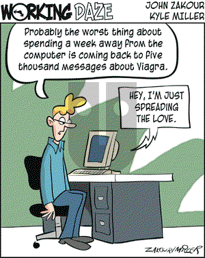 Working Daze on Saturday November 6, 2004 Comic Strip