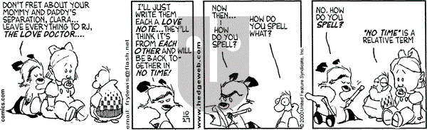 Over the Hedge on Saturday October 28, 2000 Comic Strip