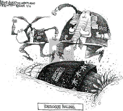 Matt Davies on Tuesday May 13, 2003 Comic Strip