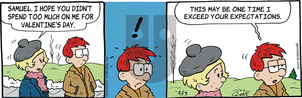 Lola on Monday February 13, 2017 Comic Strip