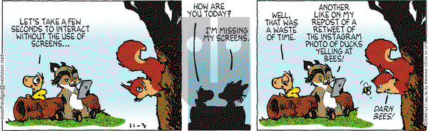Over the Hedge on Thursday November 3, 2016 Comic Strip