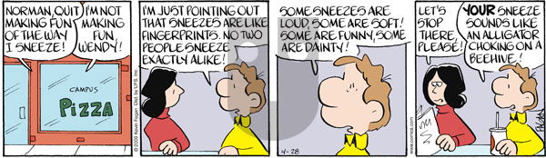 Drabble on Tuesday April 28, 2009 Comic Strip