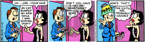 Garfield on Tuesday October 15, 1991 Comic Strip