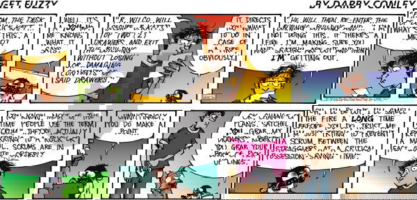 Get Fuzzy on Sunday April 4, 2010 Comic Strip