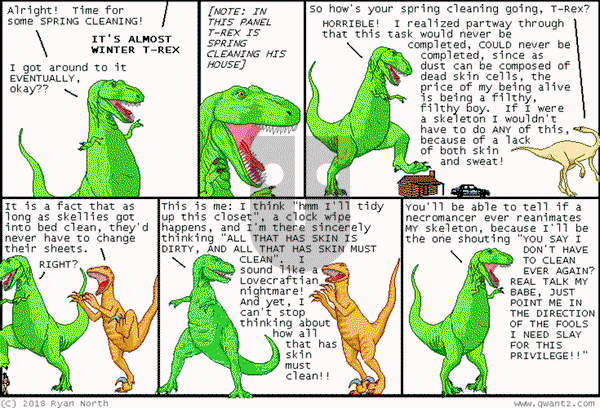 Dinosaur Comics on Friday May 16, 2025 Comic Strip