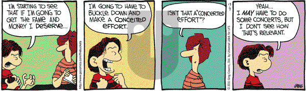 The Buckets on Wednesday December 7, 2011 Comic Strip