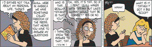 Luann on Tuesday August 11, 2009 Comic Strip