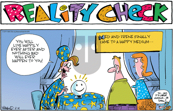 Reality Check on Sunday August 14, 2011 Comic Strip
