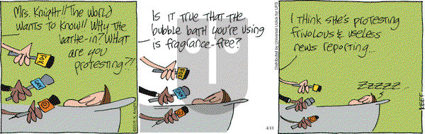 The Knight Life on Friday April 11, 2014 Comic Strip