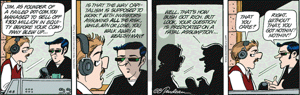 Doonesbury on Tuesday April 3, 2001 Comic Strip