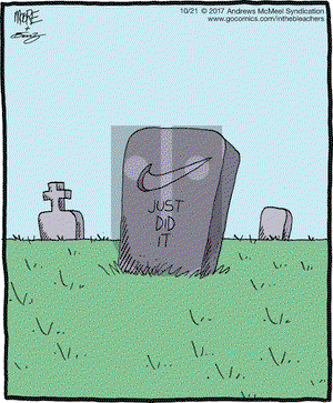 In the Bleachers on Saturday October 21, 2017 Comic Strip