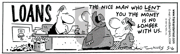 Frank and Ernest on Tuesday May 6, 1997 Comic Strip