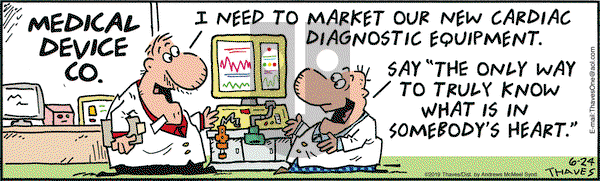 Frank and Ernest on Monday June 24, 2019 Comic Strip