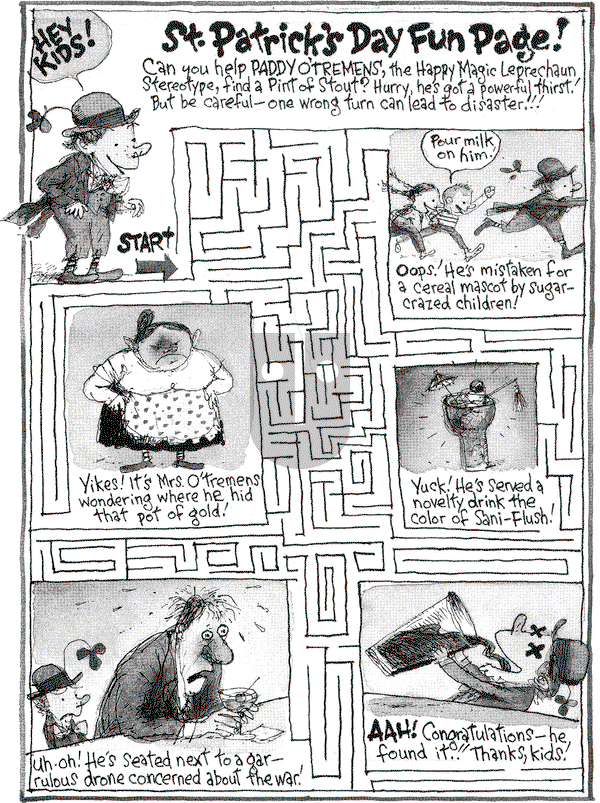 Richard's Poor Almanac on Monday March 17, 2014 Comic Strip