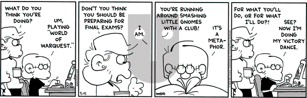 FoxTrot on Monday May 15, 2006 Comic Strip