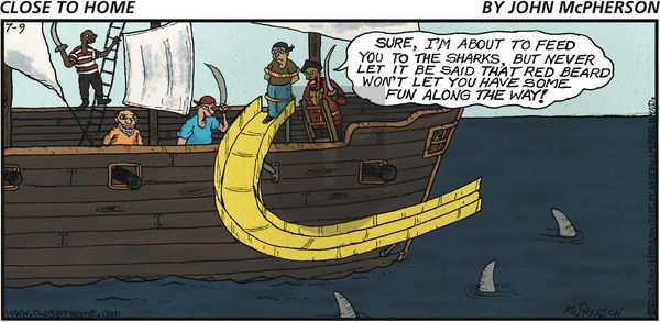 Close to Home on Sunday July 9, 2023 Comic Strip