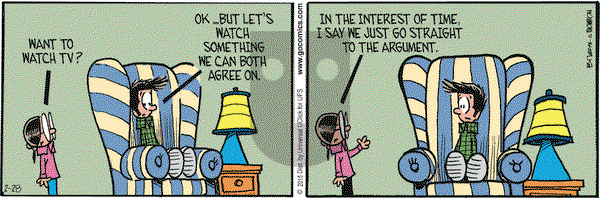 Grand Avenue on Saturday February 28, 2015 Comic Strip