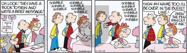 Drabble on Tuesday April 23, 2013 Comic Strip