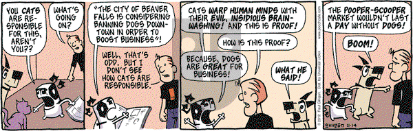 Pooch Cafe on Wednesday November 14, 2012 Comic Strip
