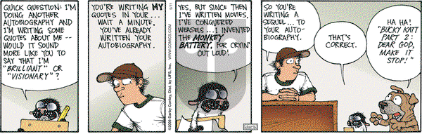 Get Fuzzy on Monday May 11, 2009 Comic Strip