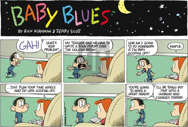 Baby Blues on Sunday December 23, 2018 Comic Strip
