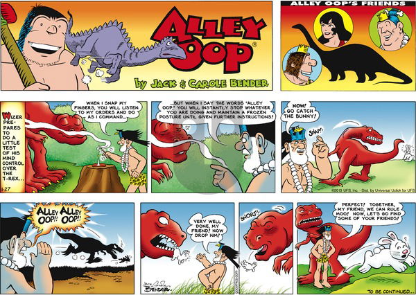 Alley Oop on Sunday January 27, 2013 Comic Strip
