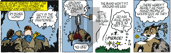 Over the Hedge on Friday October 23, 2009 Comic Strip