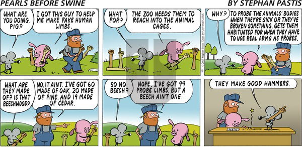 Pearls Before Swine on Sunday March 31, 2019 Comic Strip