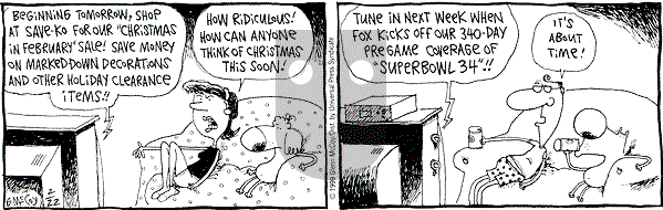 The Duplex on Monday February 22, 1999 Comic Strip