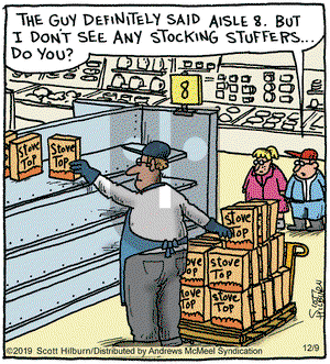 The Argyle Sweater on Monday December 9, 2019 Comic Strip
