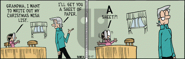 Grand Avenue on Tuesday December 17, 2019 Comic Strip