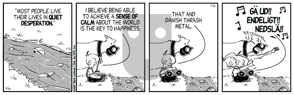 Cow and Boy Classics on Thursday July 26, 2007 Comic Strip