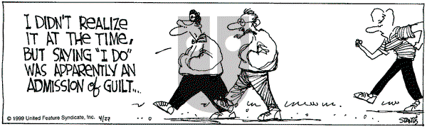 The Buckets on Tuesday April 27, 1999 Comic Strip