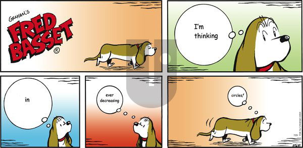 Fred Basset on Sunday July 29, 2012 Comic Strip