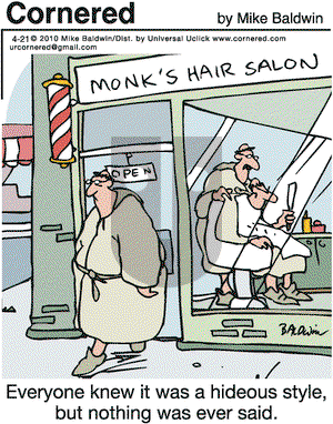 Cornered on Wednesday April 21, 2010 Comic Strip