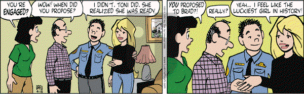Luann on Tuesday April 16, 2013 Comic Strip